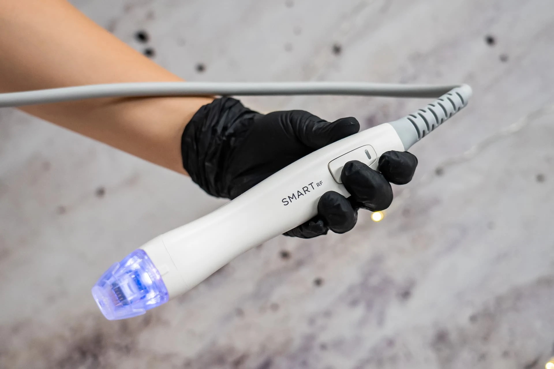 Virtue RF microneedling handpiece at Push Med in Greenville SC